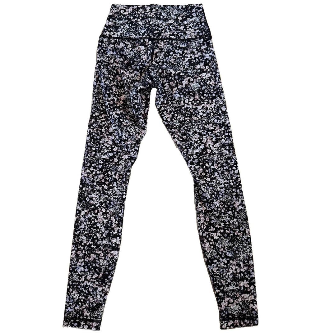 Lululemon Wunder Under Tight HR 4 High Rise Full On Luxtreme Floral Spritz Multi
